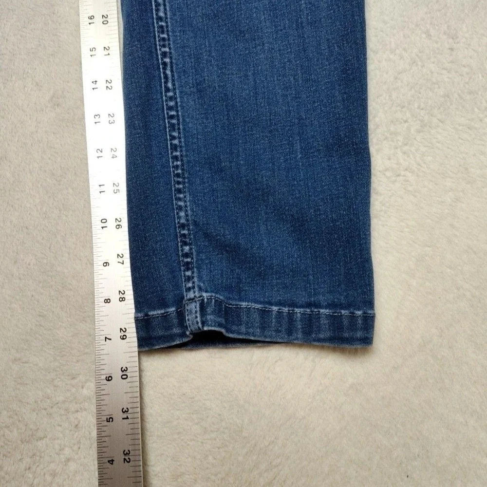 Mugsy Jeans Mens‎ 32x30 Blue Tapered Slim Mid Rise Stretch Denim 5-Pocket Work